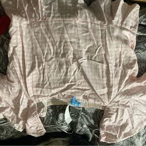 RSVP Pink and White Checkered Blouse